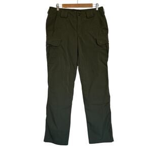 5.11 Pant Women 12 Long Tall Green Stryke Cargo Workwear Outdoor‎ Camp Gorpcore